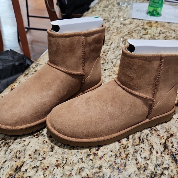 UGG Tan Ankle Boots - Picture 6 of 8